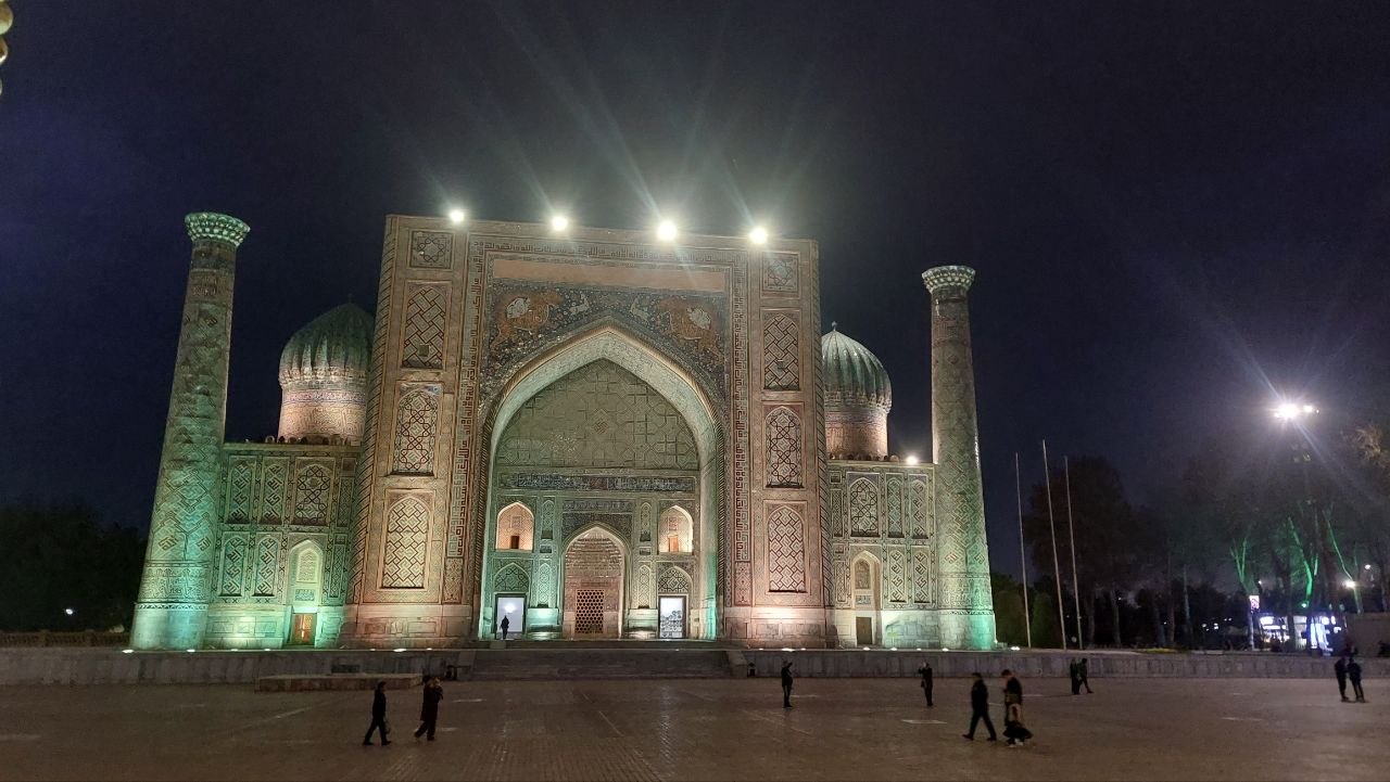 One of the Madrasahs on the Registan square