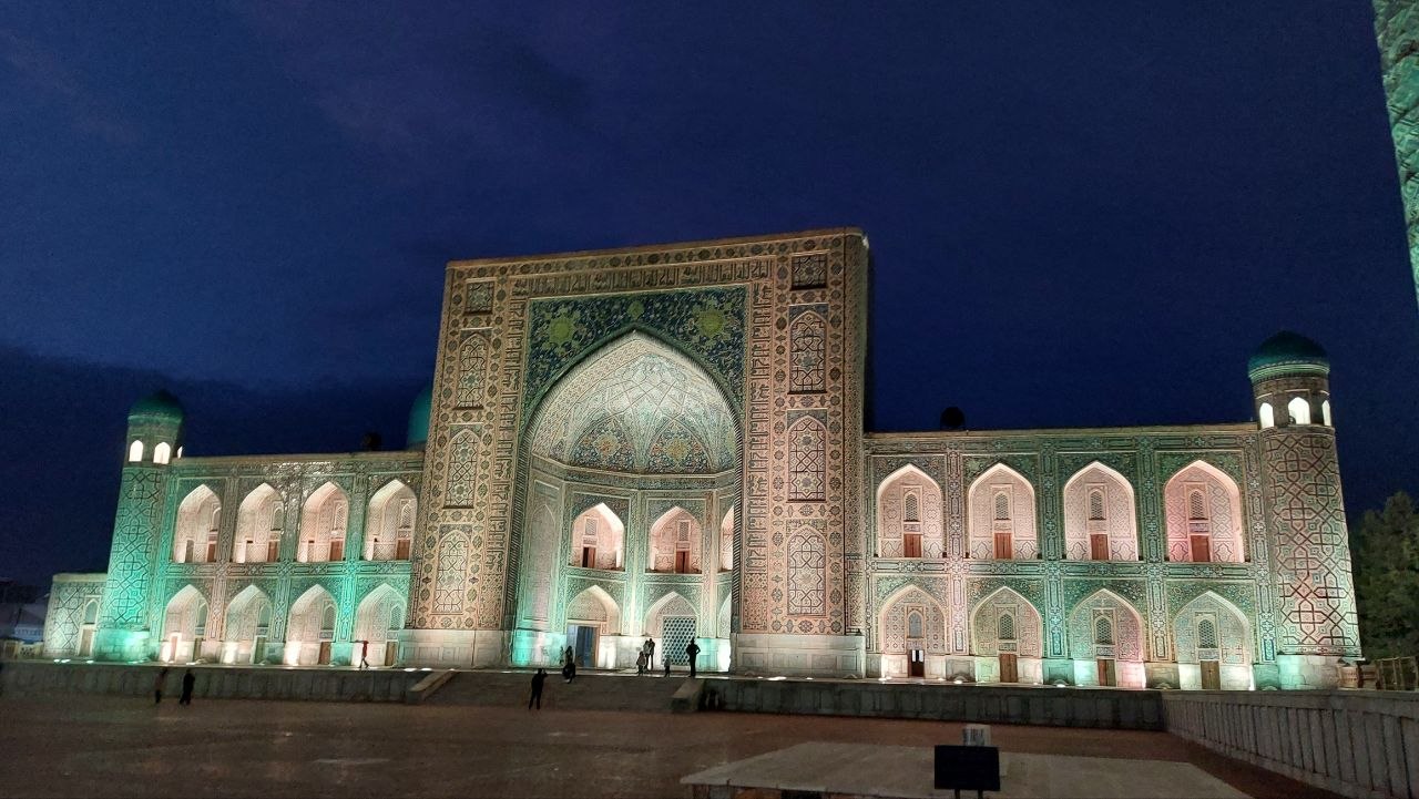 One of the Madrasahs on the Registan square