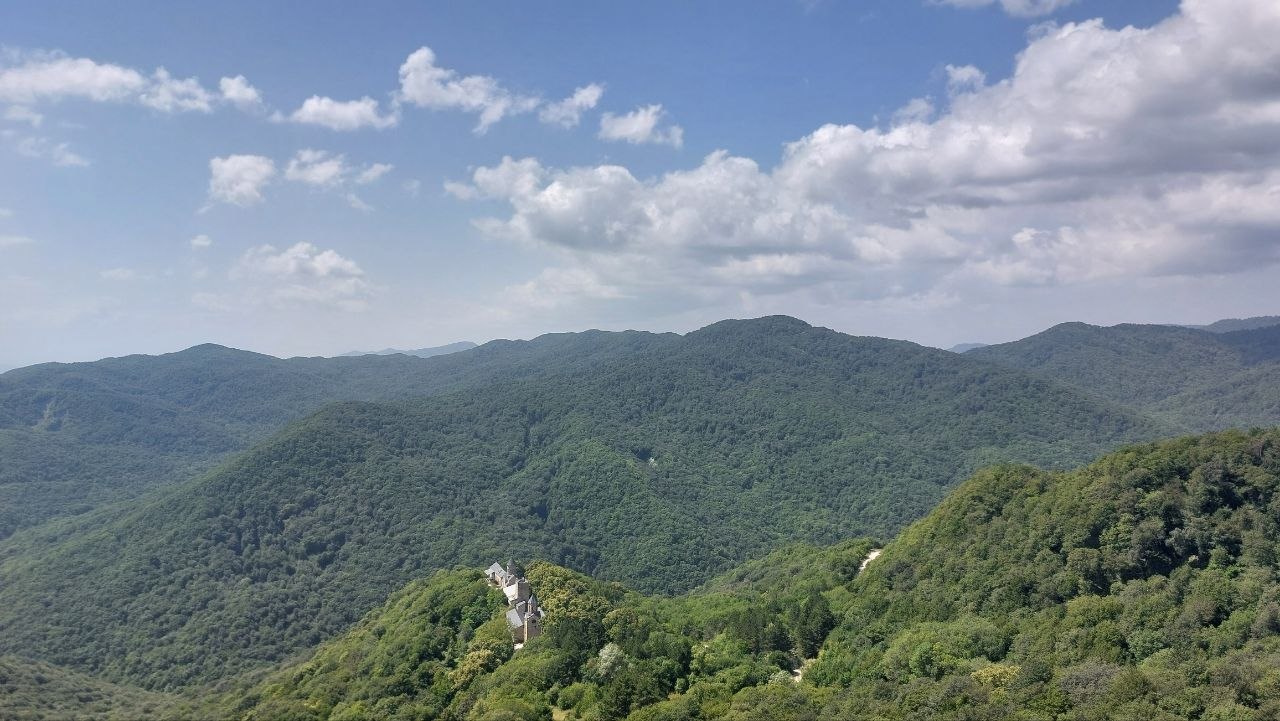 Martkopi Monastery from above